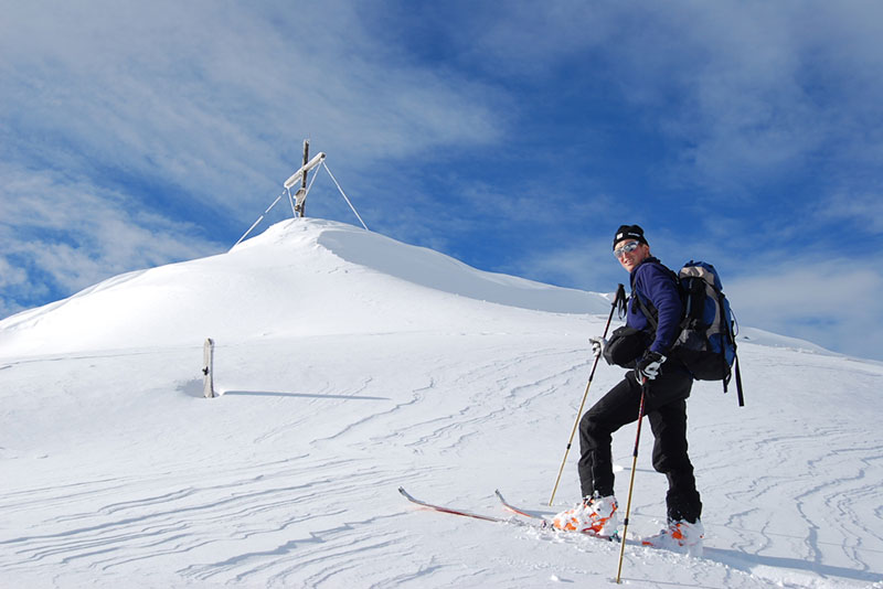 skitour gipfel winter